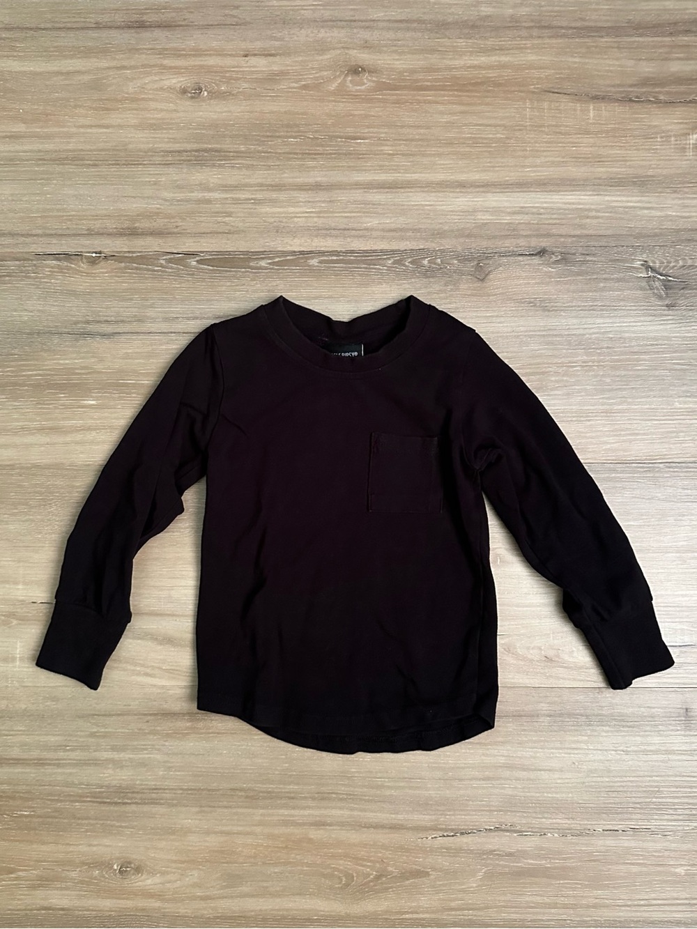 Little Bipsy Black Long Sleeve Pocket Tee 18–24M
